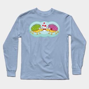 Hedgehogs in love Long Sleeve T-Shirt